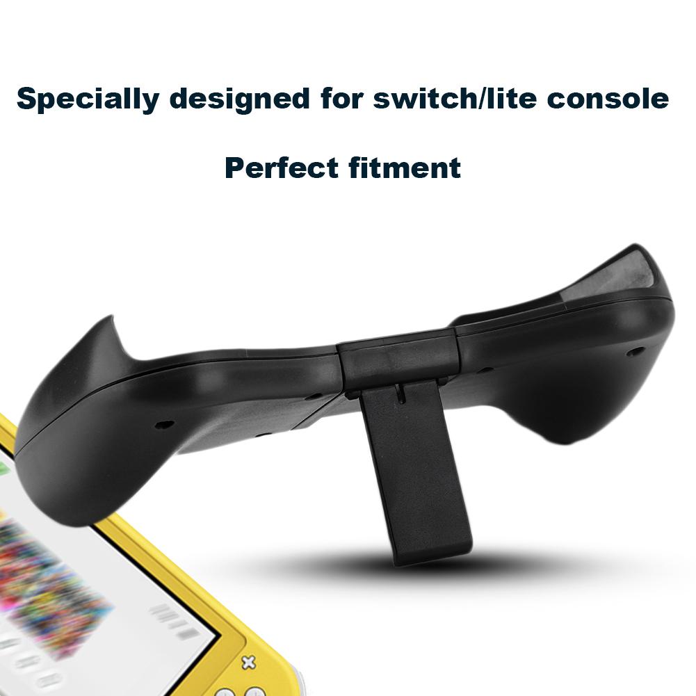 Para  /Console de Jogo Lite Controle Gamepad Pegada Ergonômica para Mão com Suporte