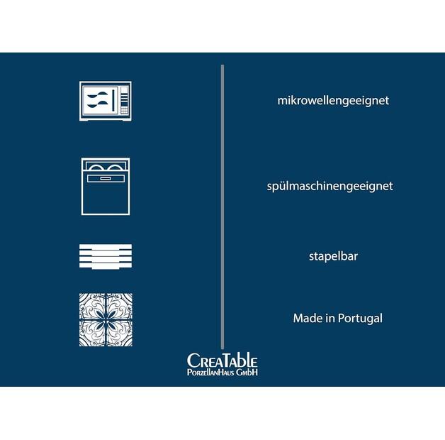 Набор столовой посуды CreaTable Uno offwhite, 12 предметов (33065)