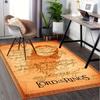 Middle-earth,The One Ring Polyester Office Carpet Chair Mats, Home Decor Dormitory Floor Protector with Anti-Skid Backing, Large Area Covera