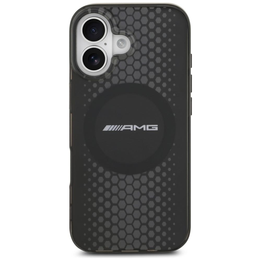 AMG Double Layer Transparent Graphics MagSafe Case for iPhone 17 Black