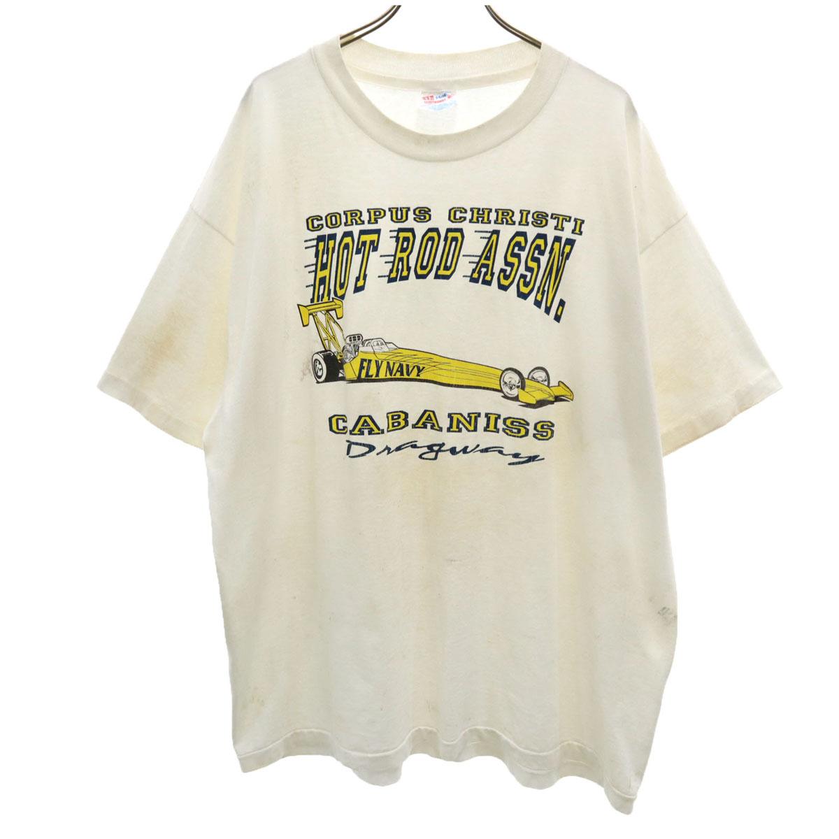 

Hanes 90s Made in USA Old Short sleeve T-shirt Heavyweight Single Stitch Men s Used