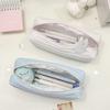 Portable Cream Color Pencil Case Multi-functional Large-capacity Stationery Storage Bag Stationery Organizer School Supplies