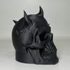 Trailer Dust Cover Horned Demon Skull Tow Cover Heavy-Duty 3D Printed One-Piece Molded Tow Bar Cap Matte Texture Trailer Accessory