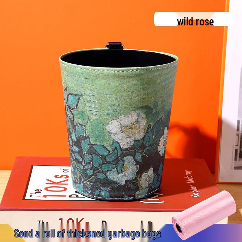 LIEI Car Trash Can Tissue Box 2-in-1