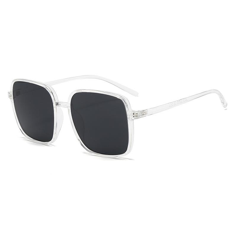 Trendy Unisex Square Frame Sunglasses: Stylish & Versatile Sun Protection