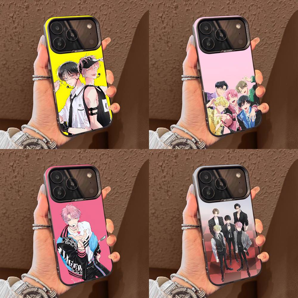T-Tamon C-Comics Kun Ima Docchi For iPhone 17,16,15,14,13,12,11,Pro,Max,Plus,E,SE4,Air,Mini Black Phone Case IMD Box