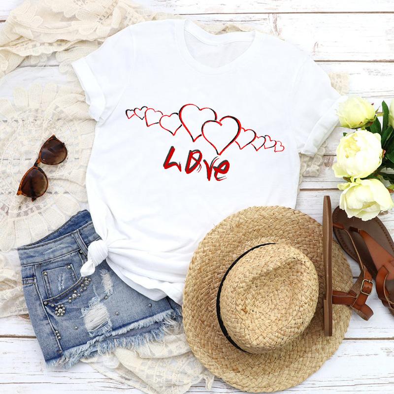Fashion Women T-Shirts Graphic Baseball Basketball Heartbeat Tops Femme Tshirt Harajuku Summer O-Neck Casual Tee Ladies Clothing