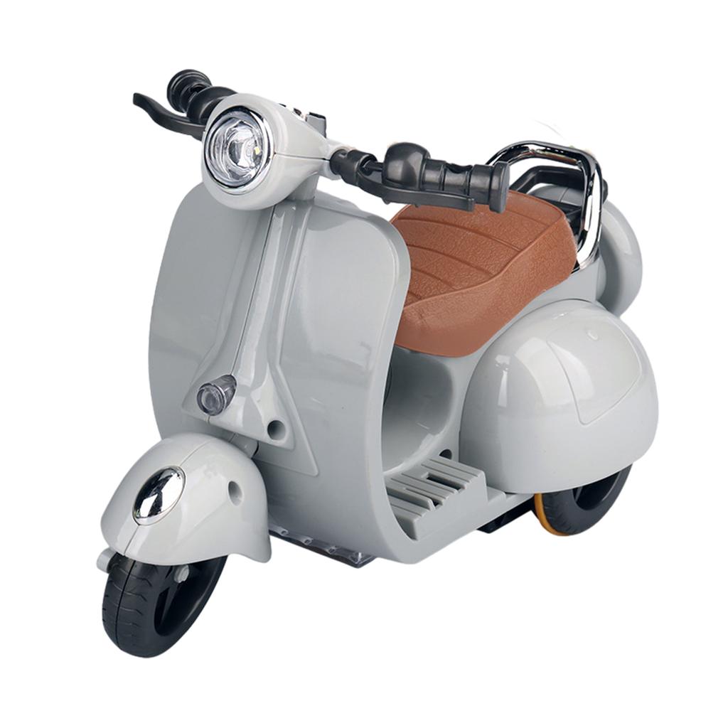 Colorful Light and Music Rotating Pet Toy for Hamster Scooter Shape Toy Interactive Pet Toy Guinea Pigs Scooter