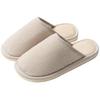 Cotton Slippers Winter New Indoor Home Non-slip Guest Home Couple Linen Slippers Spring and Autumn