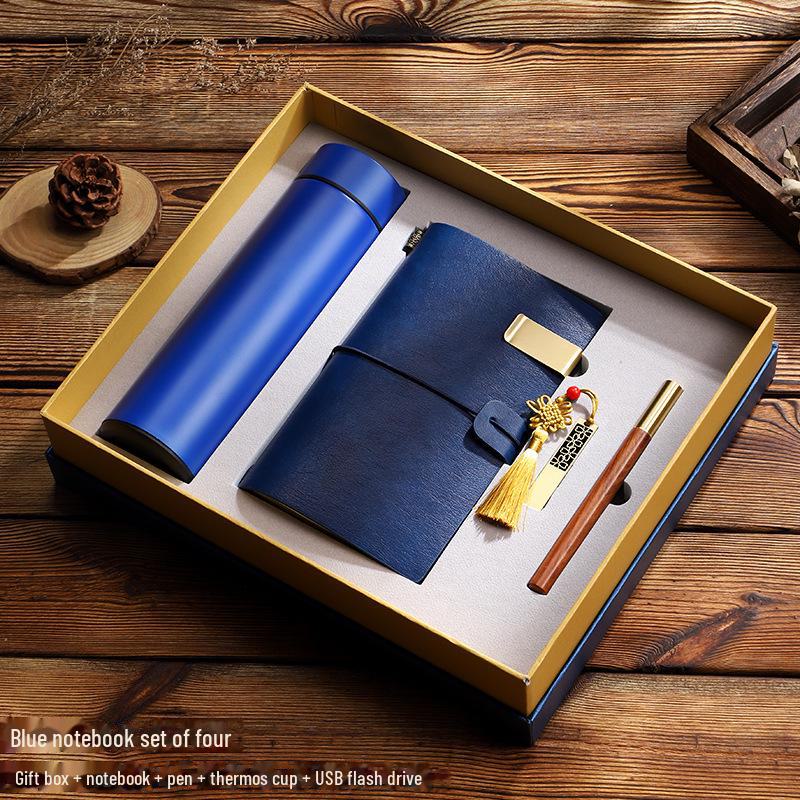 Retro Travel Notebook: High-End Corporate Souvenir Gift Set