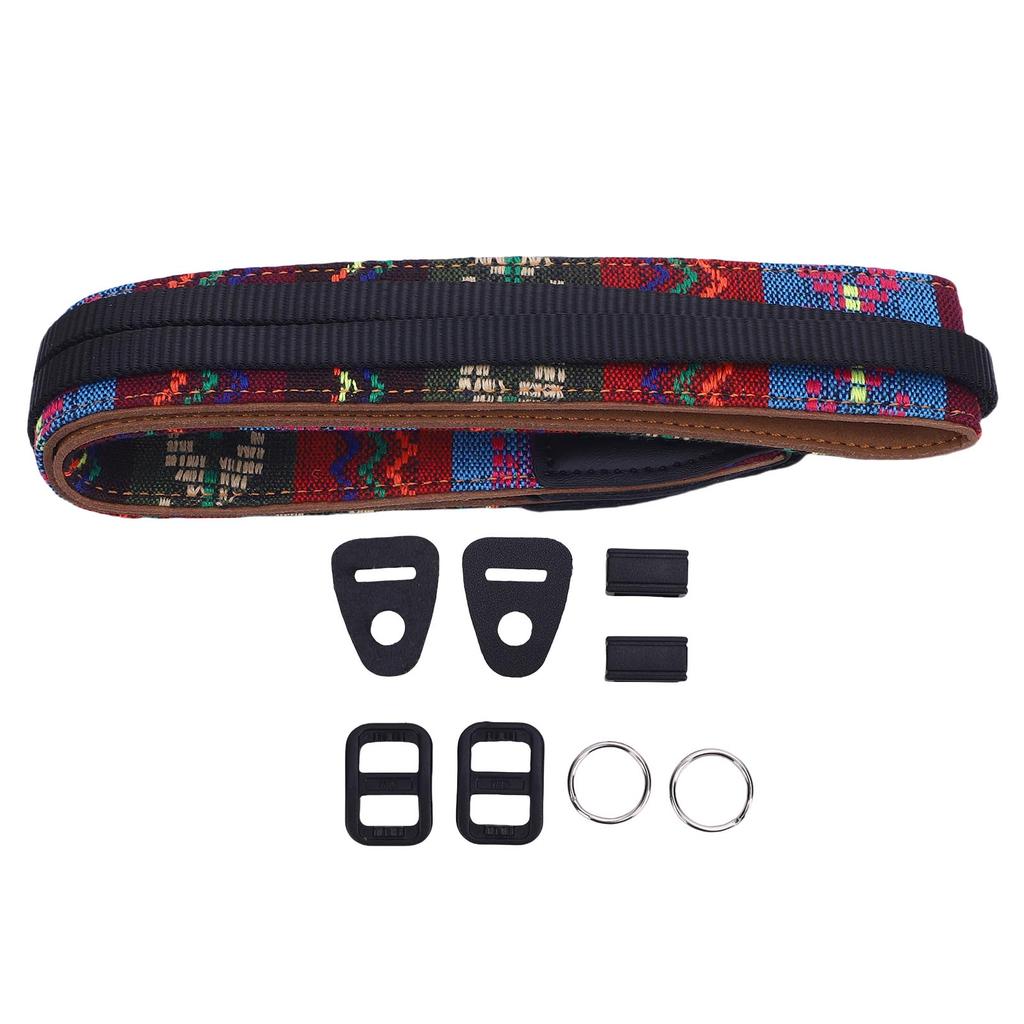 Nylon Camera Strap Vintage Ethnic Style Comfortable Camera Neck Shoulder Strap for DSLR and Mirrorless Cameras Accessories
