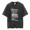 Rock Band Radiohead I Am Citizen Insane Muzyka Vintage Spłowiony T-shirt Męski Damski Gotycki Retro Casual Oversize Koszulki Streetwear