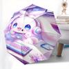 Cinnamoroll,Kawaii Automatic Umbrella-Foldable, Durable 8-Bone Design, Compact and Stylish, Great for Camping, Halloween, Christmas, Mother'