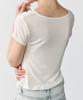 BIBYSEOB Twist Drape T-Shirt White [T62]