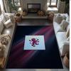 Aston Villa Football Soccer Football Pattern Soft Area Rug Non Slip Indoor Floor Carpet Sports Decor Mat for Bedroom