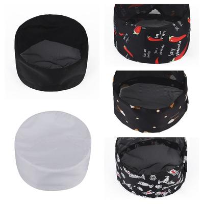 Restaurant Kitchen Chef Hat Headwear Flat Cap Work Hat  Restaurant Canteen Bakery Kitchen