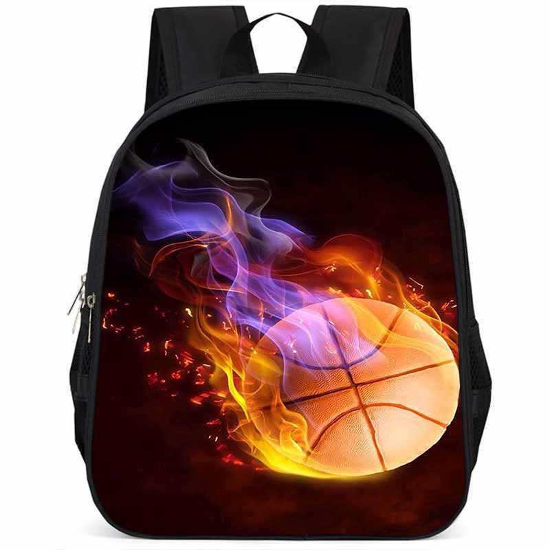 Sac à dos scolaire élégant Basketball 15 pouces Grande capacité Léger Pour Garçons et Filles