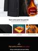Dad's Winter Outfit: Velvet Thickened Cotton Jacket for Middle-Aged Men, Warm Mid-Length Padded Jacket for 50+