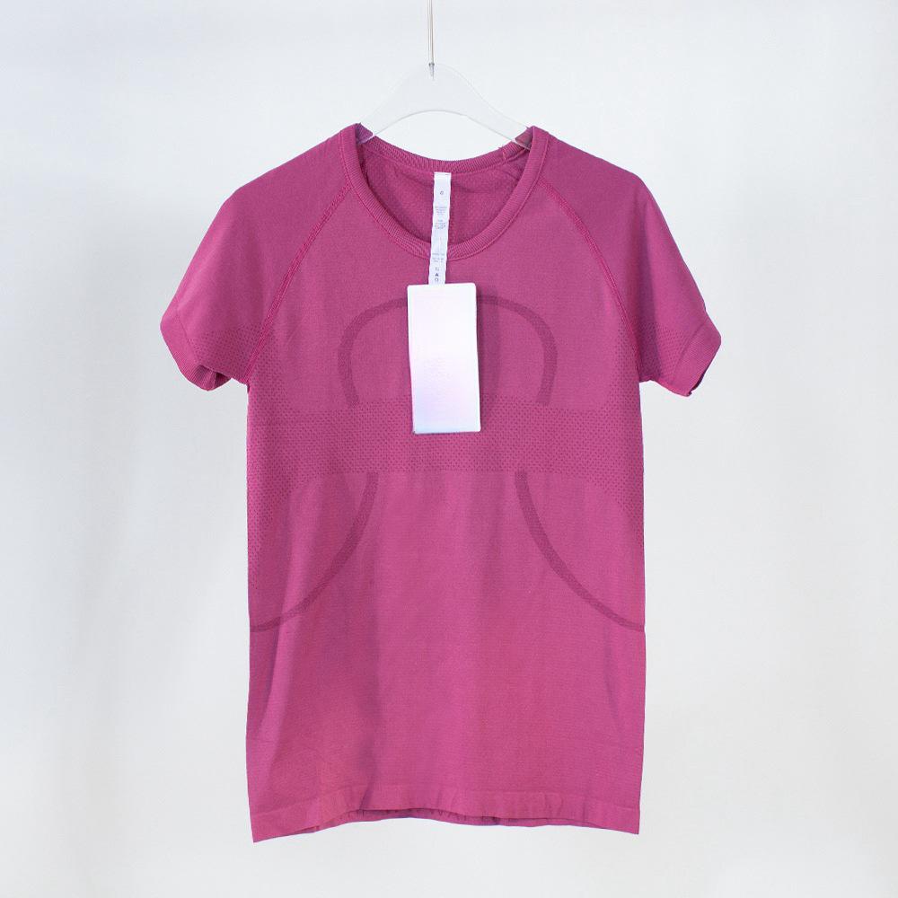 Women's Seamless 2.0 Yoga T-shirt - High Elastic, Tight-fitting Short Sleeve for Fitness & Jogging