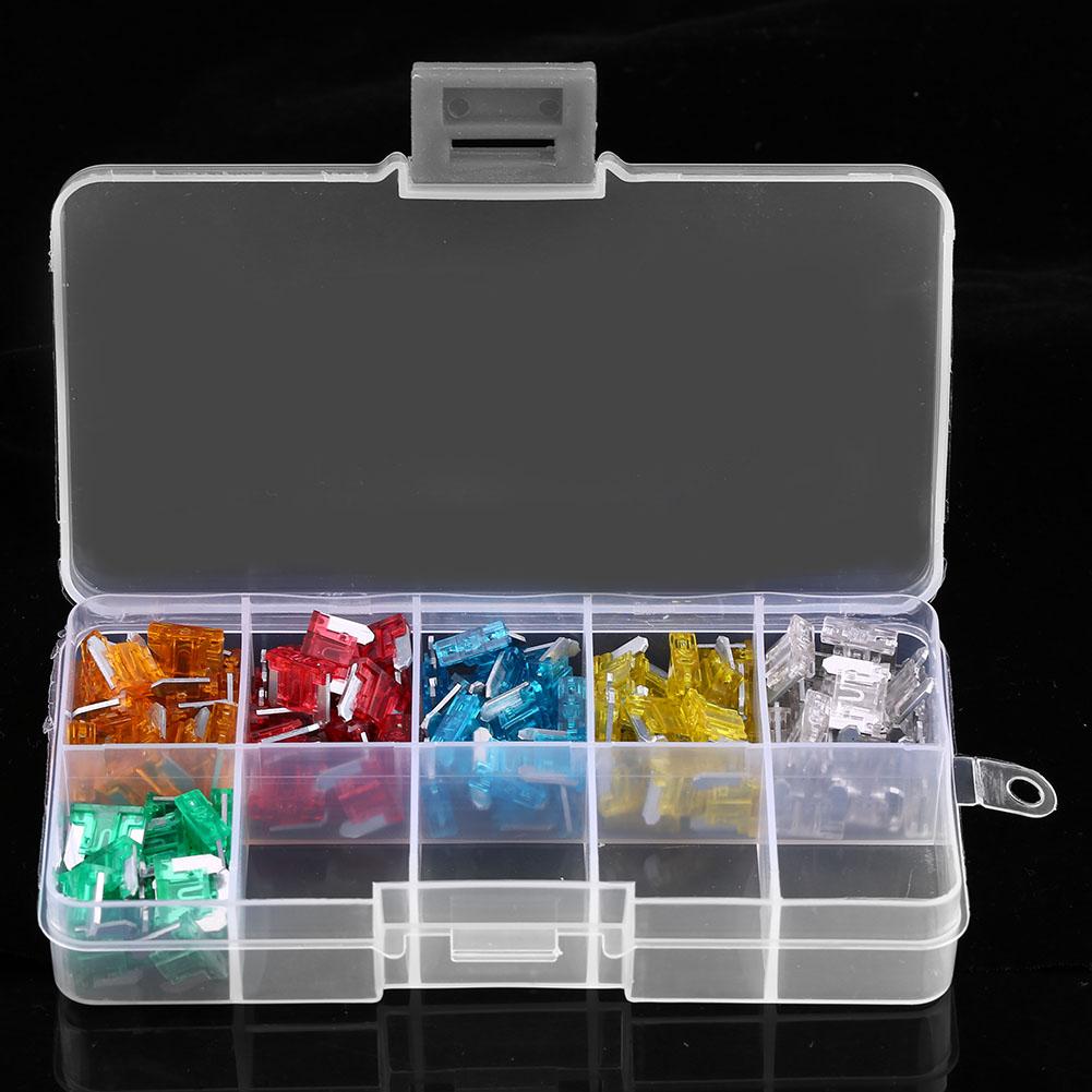 120Pcs 5A 30A Assortment Micro Mini Blade Fuse Set Kit For Car Auto Truck SUV
