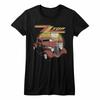 ZZ Top Eliminator Black Junior Women's T-Shirt