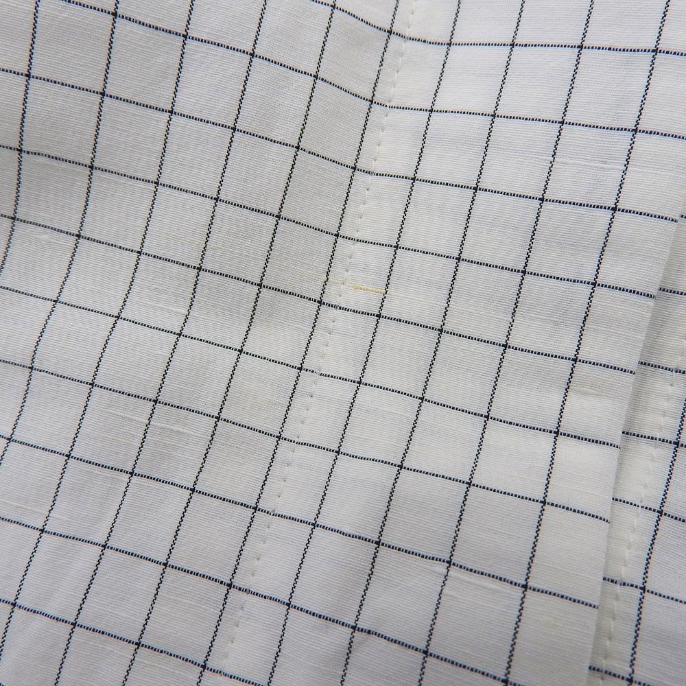 HOUSE OF LOTUS Linen monotone check coat dress, women's, white, size M, stainless steel dress M whiteUsed