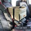 Dog Car Kennel Car Car Pet Mat Cat Safety Seat Central Control Nest Pomeranian Teddy Pet Supplies