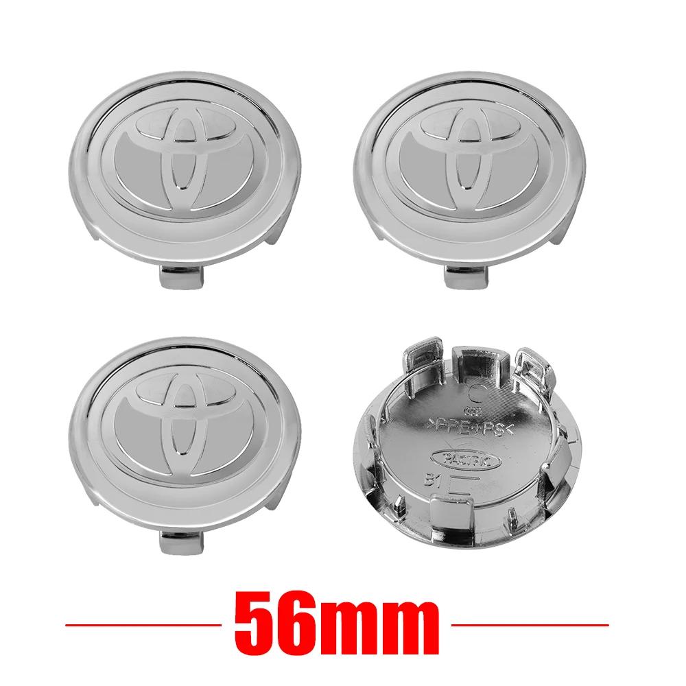 Toyota 2026 Neue Radkappen 56/62mm Auto Radnabenabdeckung Dekoration Abzeichen Auto Radkappen Toyota C-hr Rav4 Mira Auto Aufkleber