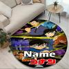 Custom Name Personalized Detective Conan Print Round Rug, Versatile Home Decor Carpet, for Playroom, Apartment, Balcony, Entryway, Hallway Gift