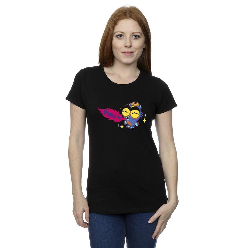 Disney Damen/Damen Big Hero 6 Baymax Fred Fired Up Baumwoll-T-Shirt