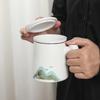 Ceramic Landscape Tea Mug with Infuser