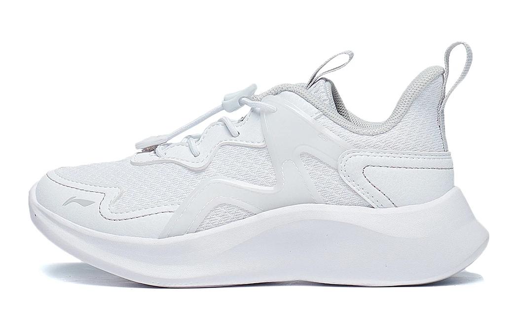 Li Ning YOUNG Antelope 3.5 Comfortable Cushioning, Wear Resistant Low top Kids Running Shoes Standard White Kids YKNT090-9 27
