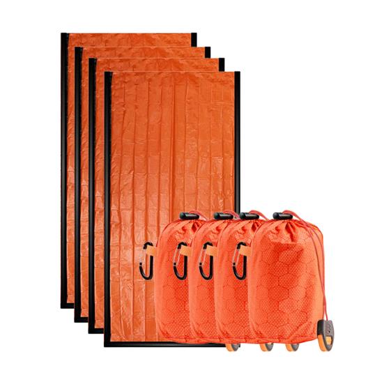 Emergency Sleeping Bag Thermal Emergency Blankets Life Bivy Sack Waterproof Survival Sleeping Bag for Outdoor Adventures Camping Hiking