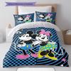 A Sweet and Cool Glittery Minnie Mouse Themed Bedding Set Is The Perfect Choice To Decorate Child's Bedroom Comfortable and Warm