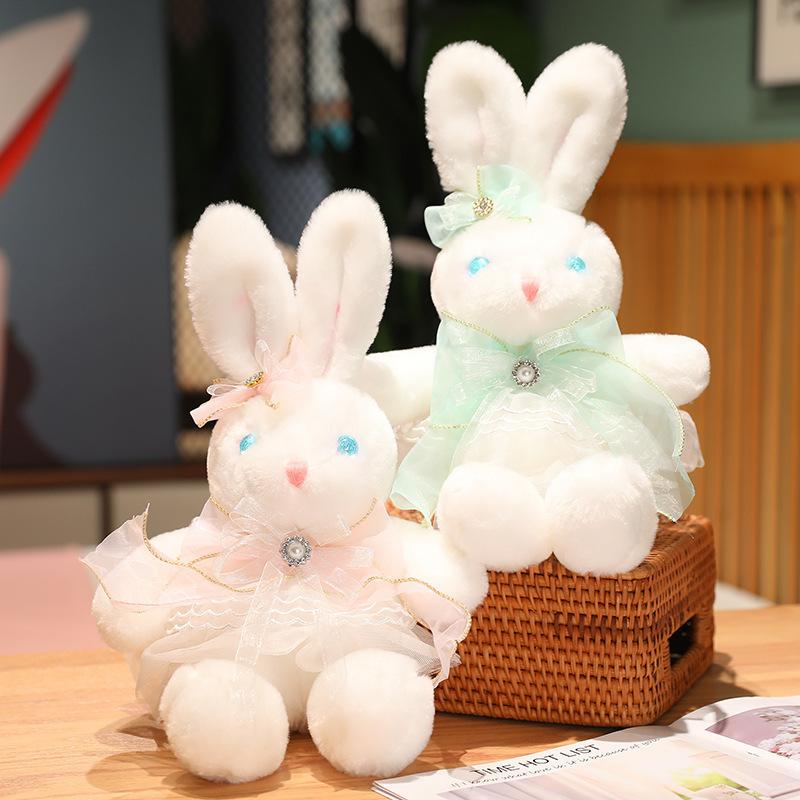 

Милый кукольный автомат с клешней Кукла Сладкий кролик Плюшевая игрушка Ленточный медведь Кукла Свадебный разбрызгиватель Кукла 25Cm 8-inch grab machine doll