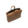 Bally Letter Logo Triangle Flag Print Zipper Leather Shoulder Crossbody Briefcase Men bags Brown 6304548