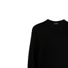 Emporio Armani Solid Color Geometric Pattern Crew Neck Pullover Long Sleeve Sweater Men Sweater Black 3K1MX2-1MZTZ-0999