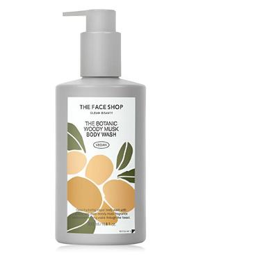 The Botanics Body Wash Woody Musk Scent 300 Ml
