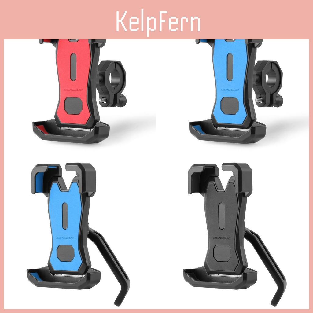 Bike Phone Mount Abs Steel Shockproof Holder For Ebike And Delivery Riders