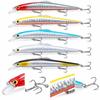 Wide Tongue Depressor Simulated Fish Body 3D Bionic Fish Eyes Hard Bait  Freshwater Fishing