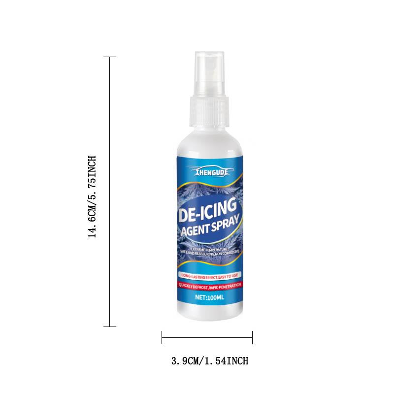 

Car Window Snow and Ice Removal Spray – Suitable for Rearview Mirrors/Windows/Doors in Winter – Quickly Removes Frost and Melts Snow, Prevents F