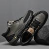 Fashion Luxury Brand Genuine Leather Mens Ankle Boots High Quality Outdoor Sneakers Fashion Treking Footwear Non-Slip Man Hiking Shoes