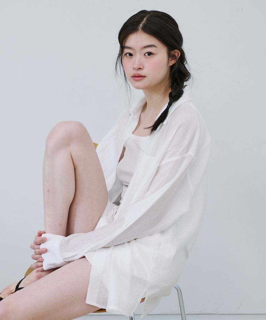 YUPPE Soft Over Shirt_White