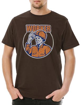 Worker I Mens T-Shirt Craft Craftsman DIY Caretaker Repairman DIY