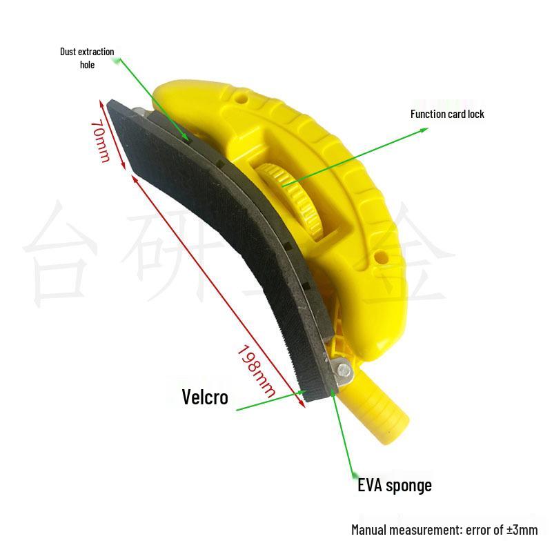 Adjustable Handheld Sanding & Polishing Tool for Car and Spray Painting Surfaces