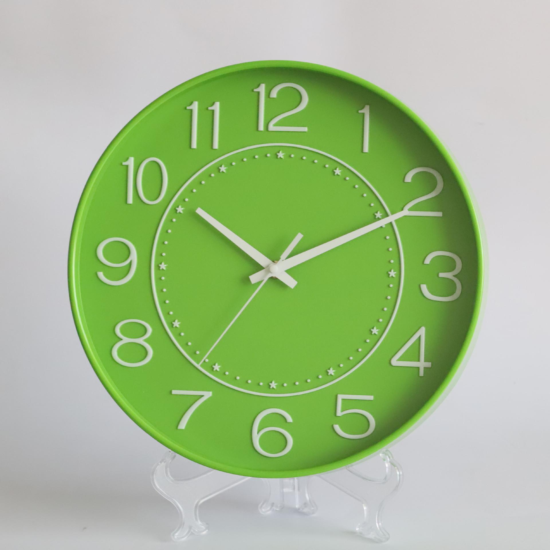 

Бесшумные настенные часы 30 см (12 дюймов), креативные и модные, трехмерные цифровые минималистичные часы для дома, гостиной