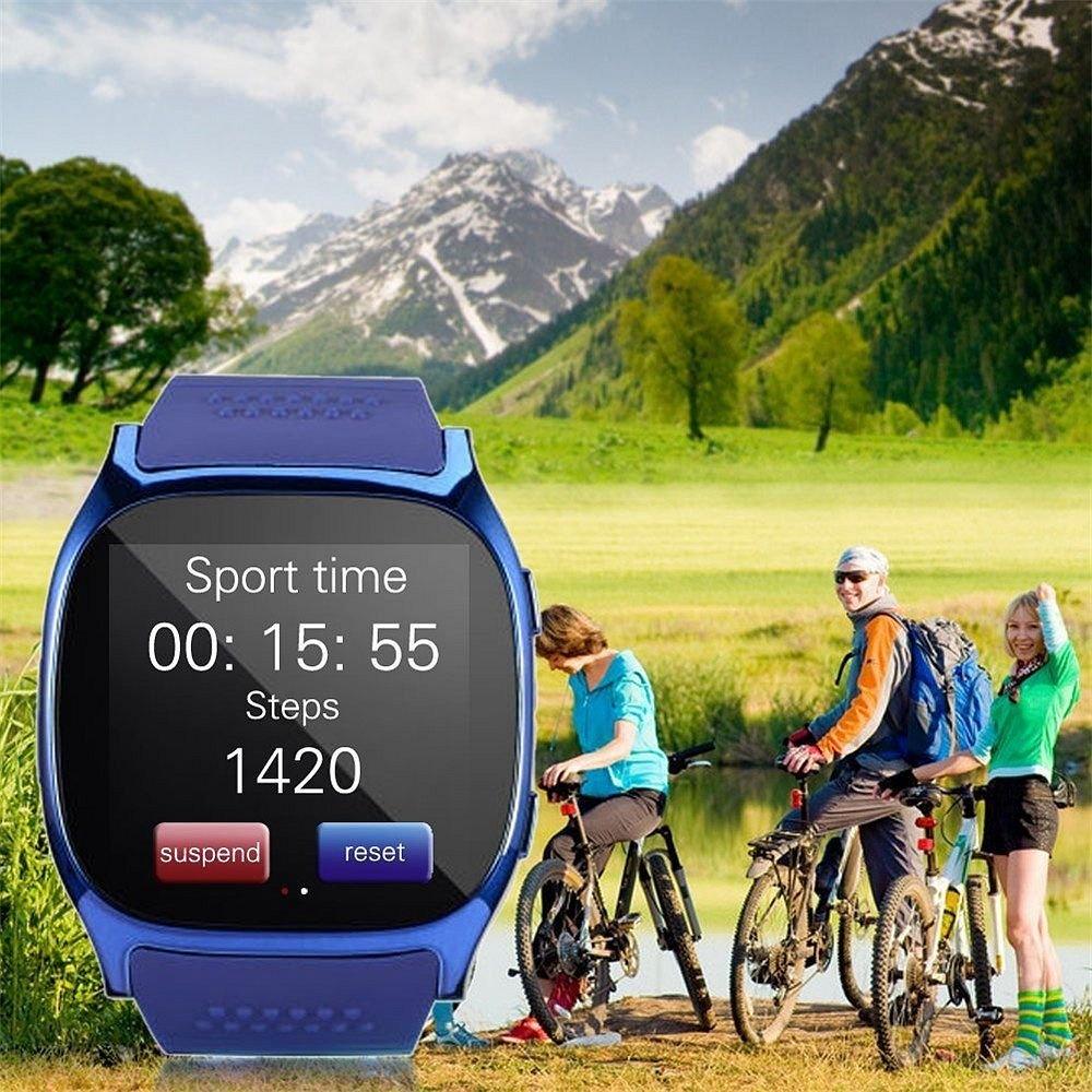 T8 Montre intelligente Smart Bluetooth Watch Phone support Carte SIM et