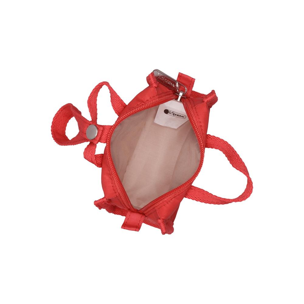 Lesportsac Rosy Red Micro Weekender Charm [1611.R186]