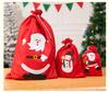 Handmade Santa Backpack Applique Christmas Gift Bag