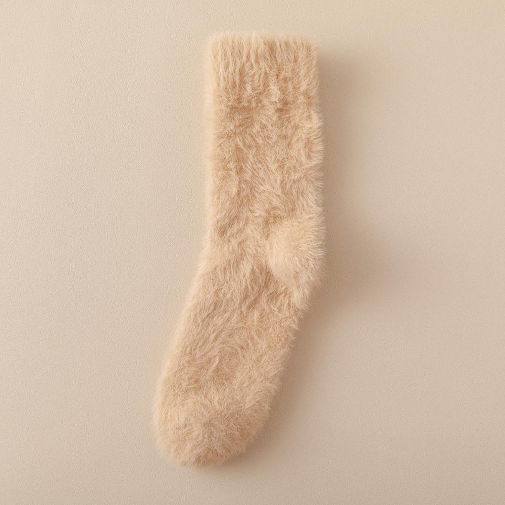 Thickened Fur Socks Keep Warm Short Tube Stockings Soft Winter Socks Winter